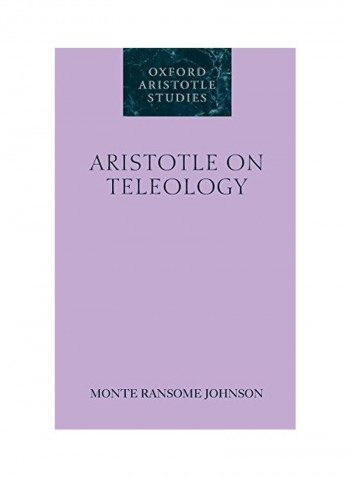 Aristotle on Teleology Hardcover