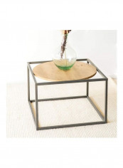 Contemporary Style Capri Coffee Table Brown/Black