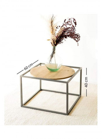 Contemporary Style Capri Coffee Table Brown/Black