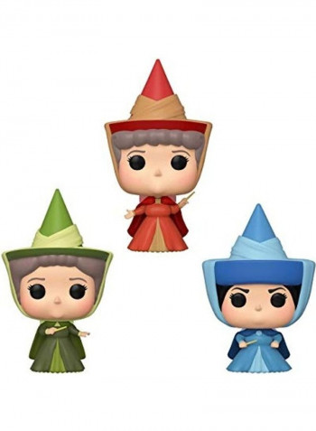 Pop Disney: Sleeping Beauty- Flora, Fauna, And Merryweather Fairy Godmother Vinyl Figure 5inch