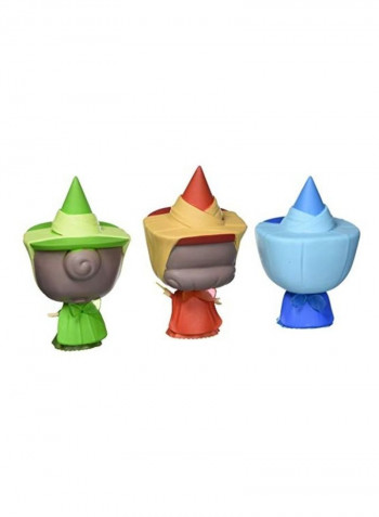 Pop Disney: Sleeping Beauty- Flora, Fauna, And Merryweather Fairy Godmother Vinyl Figure 5inch