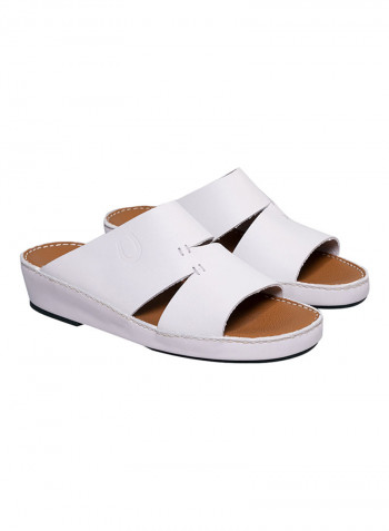 Comfy Arabic Sandals White