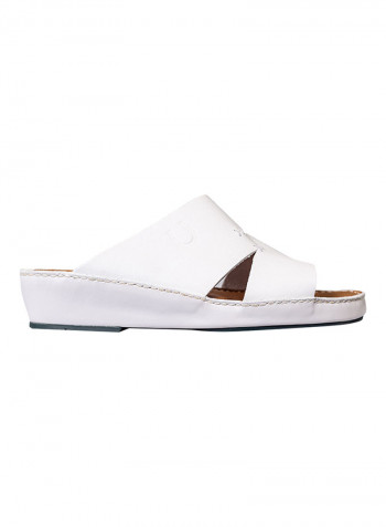 Comfy Arabic Sandals White