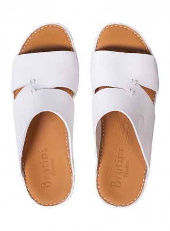 Comfy Arabic Sandals White