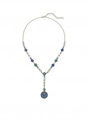 Lunar Eclipse Swarovski Crystal Studded Y Necklace