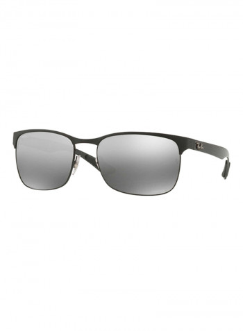 Polarized Square Sunglasses - Lens Size: 60 mm