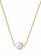 18 Karat Gold Pearl Pendant Necklace