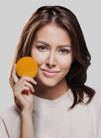 LUNA Mini 3 Smart Facial Cleansing Massager Yellow 4.5cm