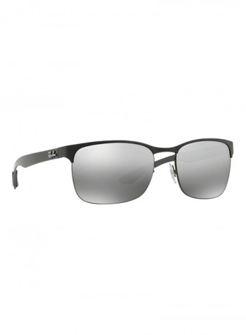 Men's Rectangular Sunglasses - Lens Size: 60 mm