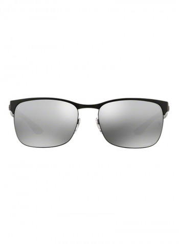 Men's Rectangular Sunglasses - Lens Size: 60 mm