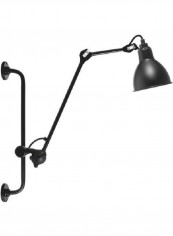 Long Rocker Trolley Lift Wall Light Black 30x30x118centimeter