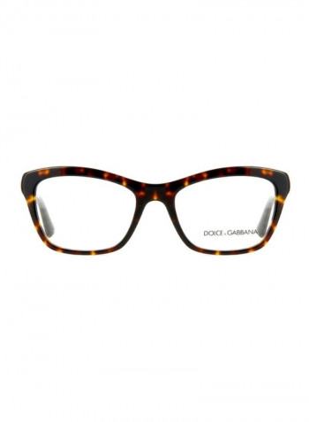 Women's Rectangular Eyeglass Frame - Lens Size: 52 mm