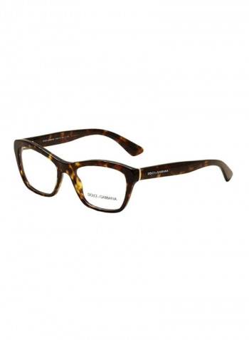 Women's Rectangular Eyeglass Frame - Lens Size: 52 mm