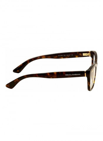 Women's Rectangular Eyeglass Frame - Lens Size: 52 mm
