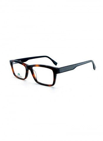 Men's Square Frame Eyeglasses - Lens Size: 53 mm