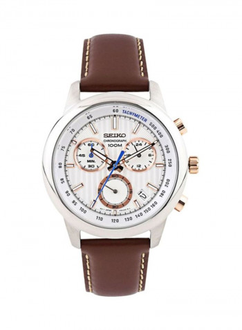 Men's Water Resistant Chronograph Watch SSB211P1