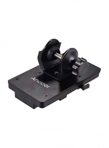 Power Supply Battery Plate 16x12.3x8.2cm Black