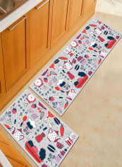 Creative Pattern Rectangle Floor Mat Multicolour 140X200(WXL)cmcentimeter