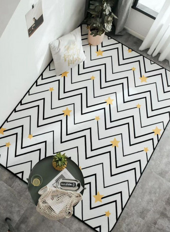 Multi Function Simple Style Decorative Carpet White 190x190centimeter