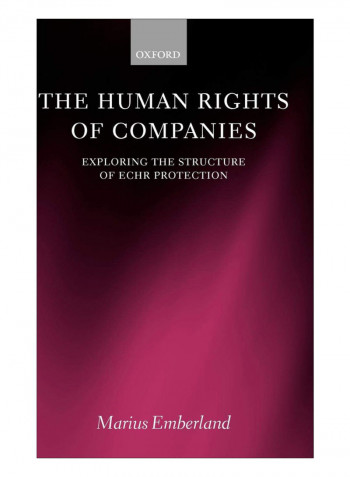 The Human Rights Of Companies Hardcover