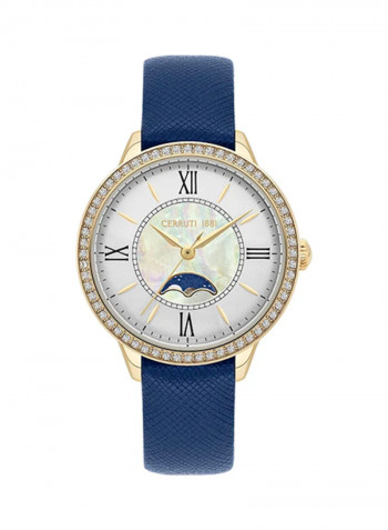 Women's Leather Analog Wrist Watch  C Crwm22506