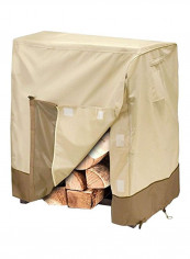 Outdoor Patio Firewood Rack Cover Beige/Brown reviews Outdoor Patio Firewood Rack Cover Beige/Brown