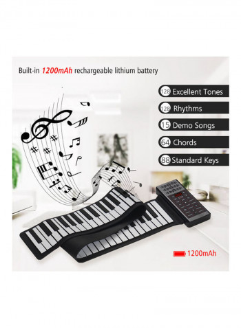 88 Keys Portable Electric Roll Up Piano