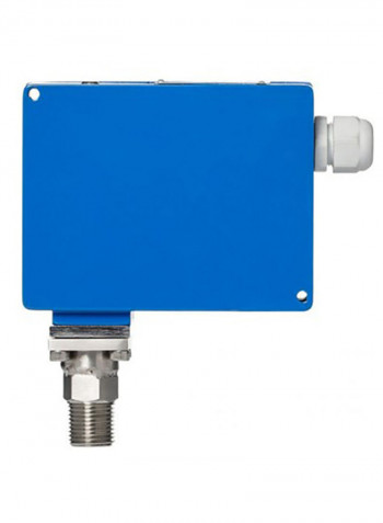 Weather-Proof Pressure Switch Gauges Blue/Silver 0.5inch