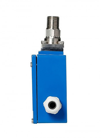 Weather-Proof Pressure Switch Gauges Blue/Silver 0.5inch