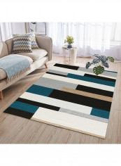 Modern Simple Color Block Carpet Multicolour 160x230centimeter