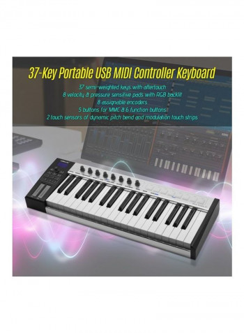 Portable Usb Midi Controller Keyboard