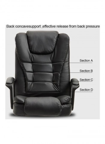Comfortable Modern Chair with Anti-slip Cushion Black