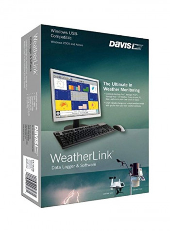 WeatherLink USB Data Logger Black 9x6x2;7ouncesinch