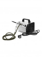 Portable Air Compressor Set For Art Painting Silver 21x17x21centimeter