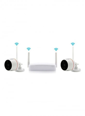 4CH HD 1080P Wireless IP Camera Kit