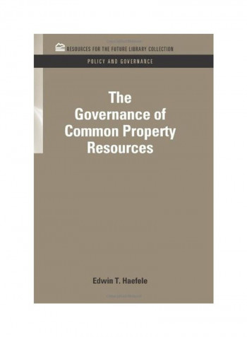 The Governance of Common Property Resources Hardcover