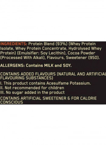 Gold Standard Whey Protein Powder - Chocolate Coconut