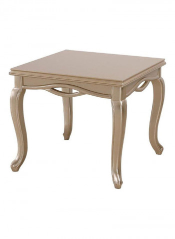 Cassandra End Table Gold