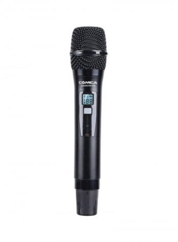 96-Channel Wireless Handheld Transmitter For Microphone System LU-D7120 Black