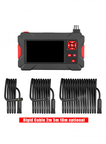 4.3 Inches LCD Screen 1080P High Definition IP68 Handheld Endoscope Industrial Home Endoscopes with 9 LEDs 8mm Camera Diameter 2 Megapixels Magnifier Compatible With Android iOS 19.5 x 18.0 x 10.6cm multicolour