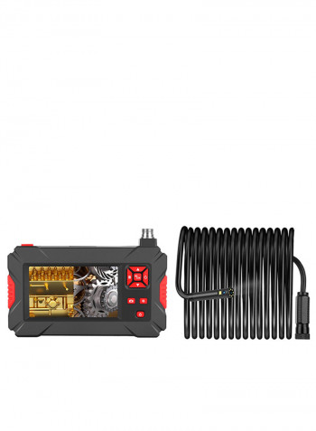 4.3 Inches LCD Screen 1080P High Definition IP68 Handheld Endoscope Industrial Home Endoscopes with 9 LEDs 8mm Camera Diameter 2 Megapixels Magnifier Compatible With Android iOS 19.5 x 18.0 x 10.6cm multicolour