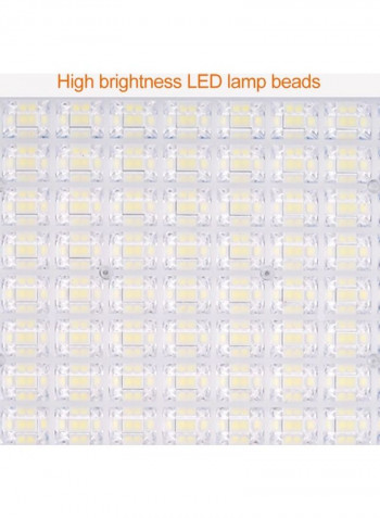400W 365 LEDs Solar Powered Timing Light White 70x40x12centimeter