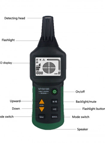 Professional Cable Short Circuit Tester Kit Green/Black 28.00 X 8.50 X 20.00cm