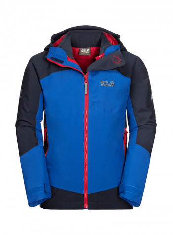 3-In-1 Hooded Ropi Jacket Coastal Blue