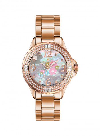 Women's La Fleur Stainless Steel Analog Quartz Wrist Watch R4-50105RM9