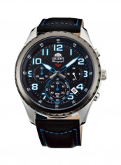 Men's Leather Chronograph Watch SKV 01004 B0