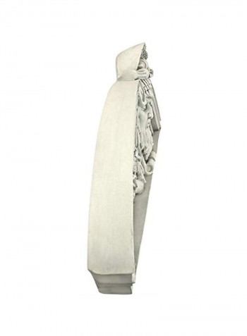 Decorative Rebel Titan Sculptural White 31x5x11inch