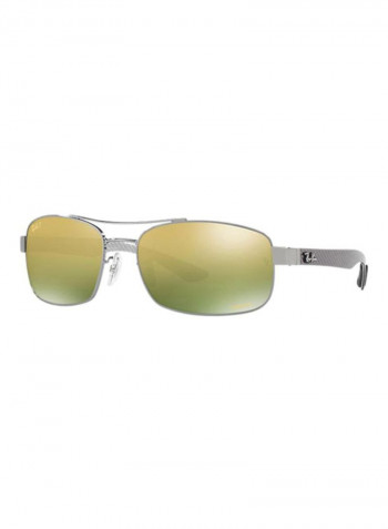 Men's Chromance Polarized Rectangular Sunglasses