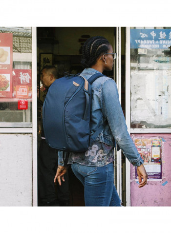 Everyday Zippered Backpack V2 20L Midnight Blue