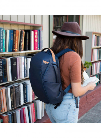Everyday Zippered Backpack V2 20L Midnight Blue